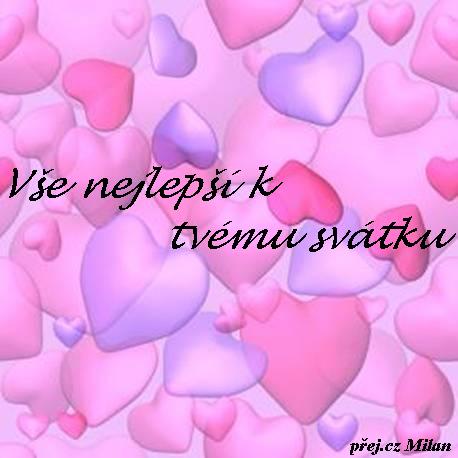 Vše nejlepší k tvému svátku