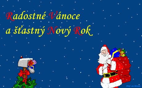 Radostné Vánoce a šťastný Nový rok